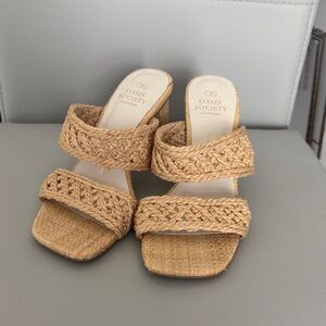Natural Woven Espadrilles from Vici website
